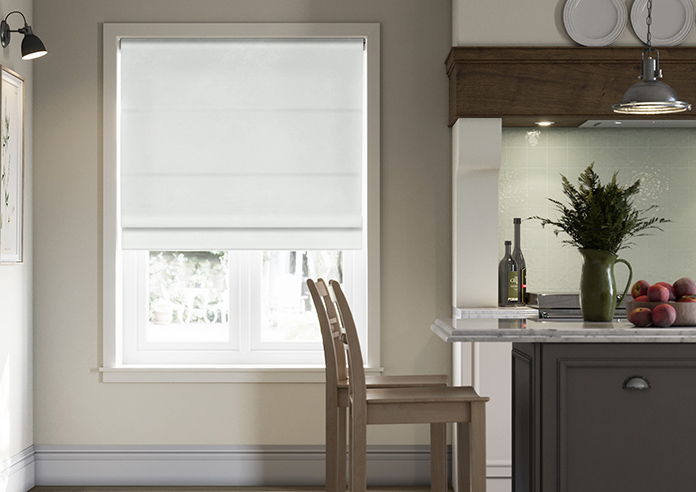 Odessa Velvet, Frost - Twist&Fit Roman Blind - Image 3